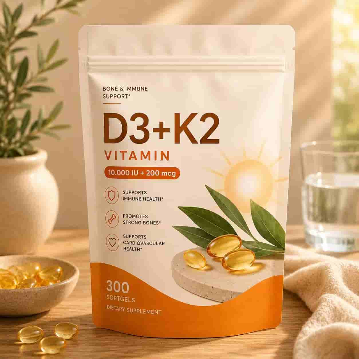 Vitamin D3+K2 Softgels
