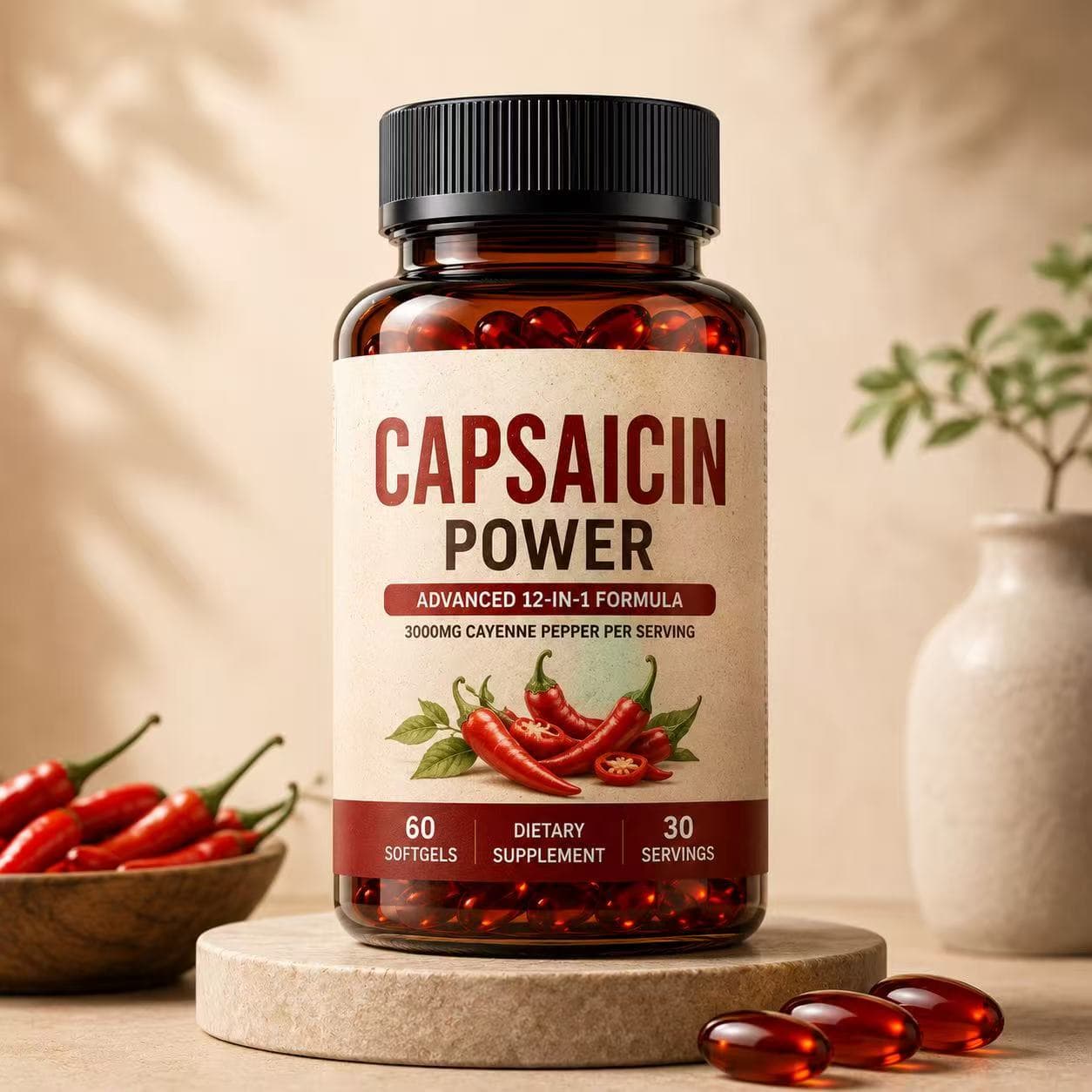 Capsaicin Power Softgels