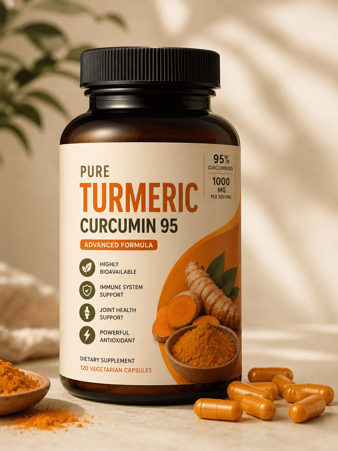Turmeric Curcumin Complex Vegetarian Capsules