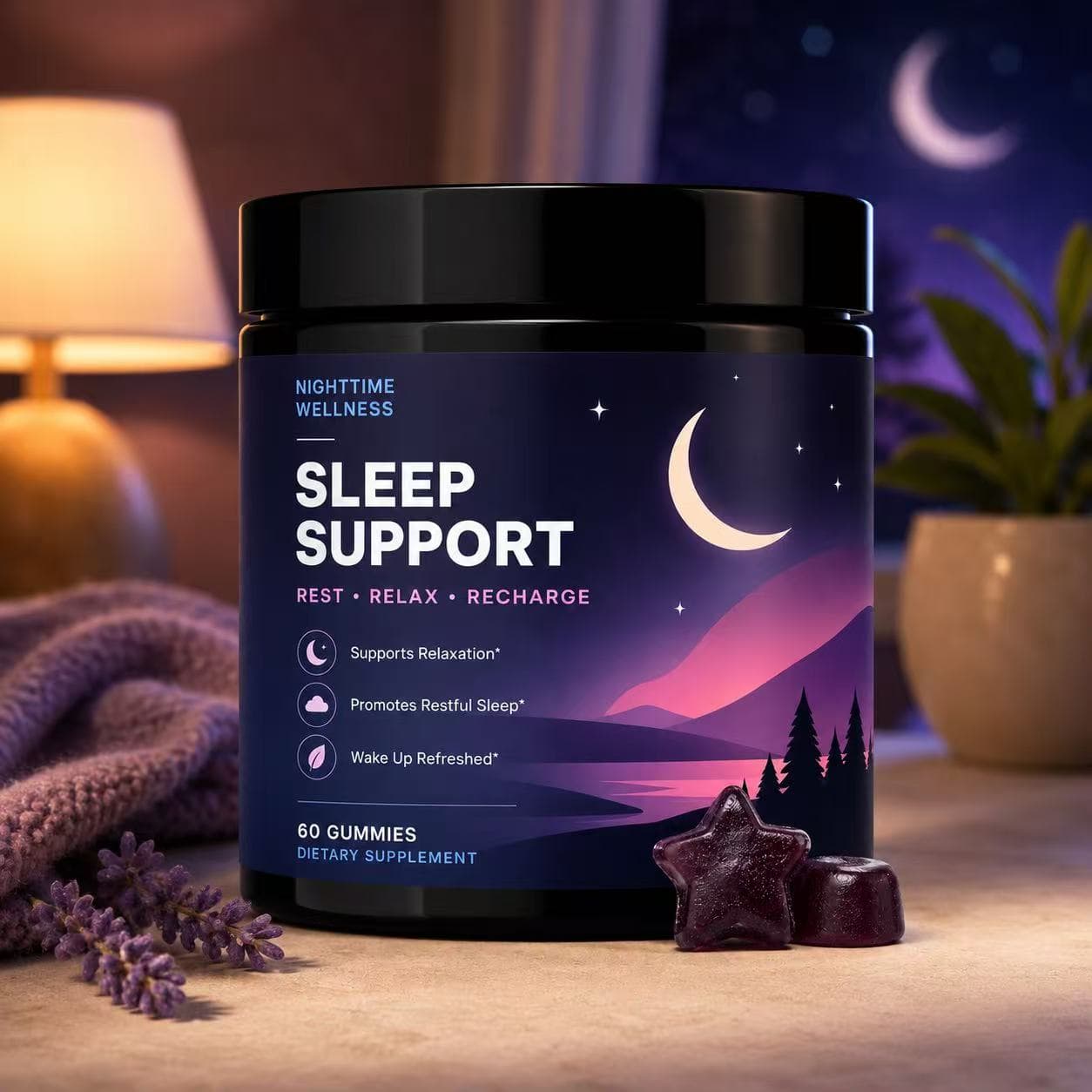 Natural Sleep Support Gummies