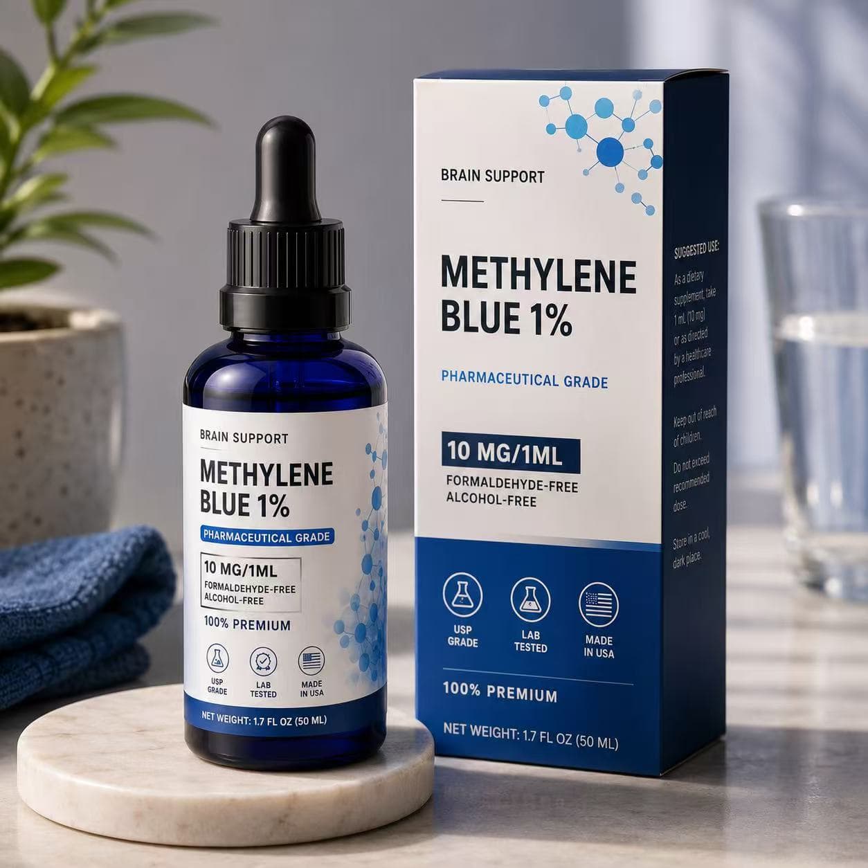 Methylene Blue Brain Support Drops